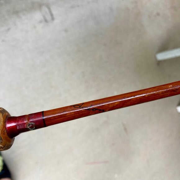 Vintage Heddon No. 14 Bamboo Fly Rod 9' w/ Soft & Hard Case Fishing - Picture 5 of 6